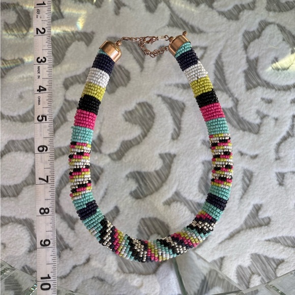 Jewelry - Neon Beaded Ropo Necklace